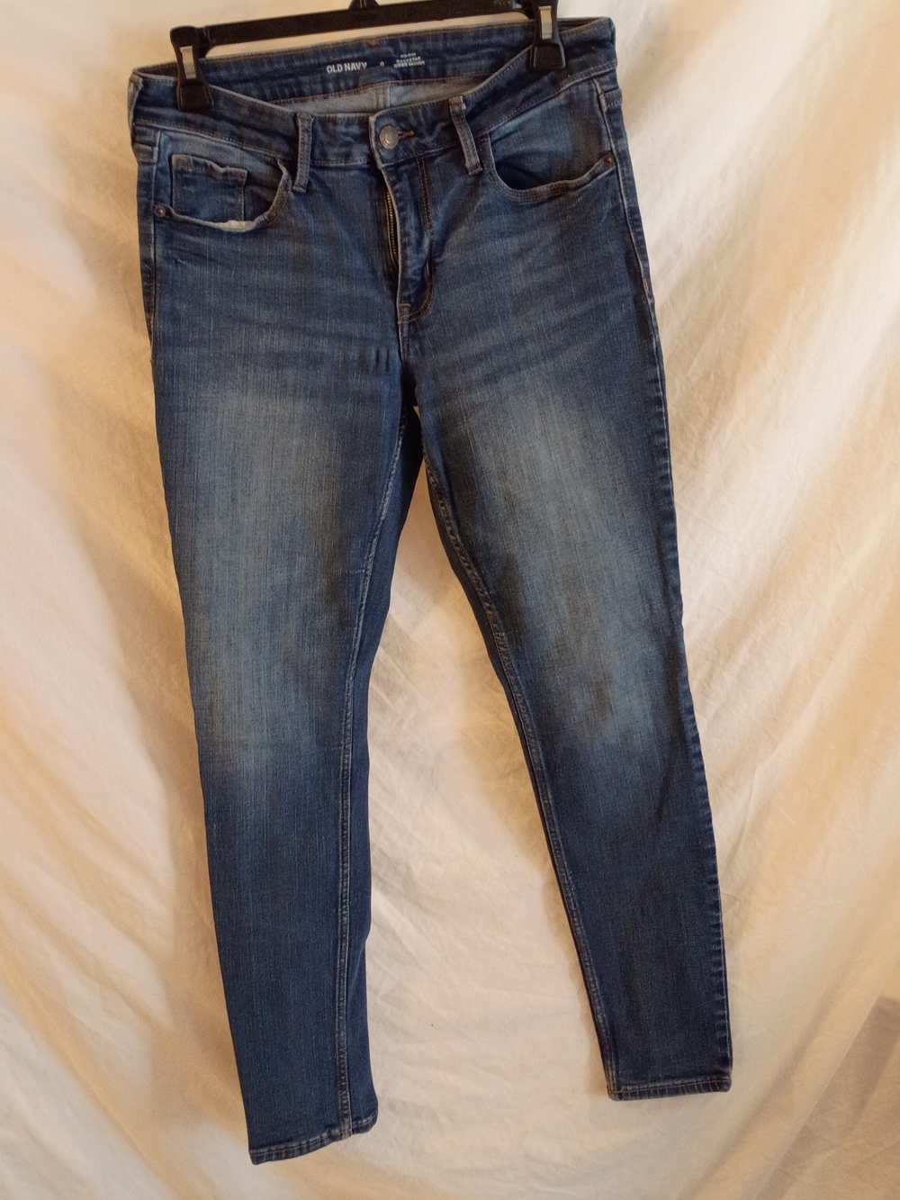 Old Navy Women's Rockstar Skinny Jeans in Medium Blue Wash